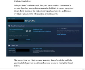 steam account problems