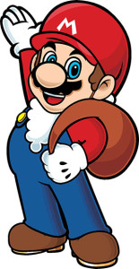 super mario santa
