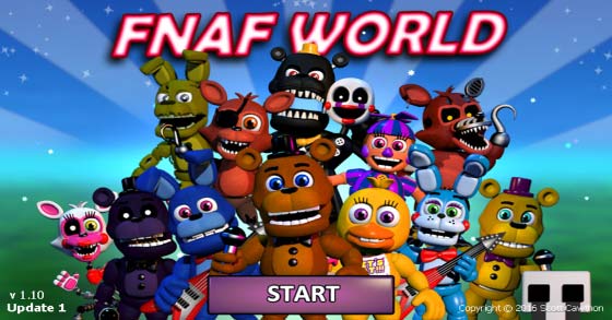 fnaf world (fnaf 1) adventure animatronics by pokemonlpsfan 