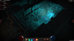 sunken stairs