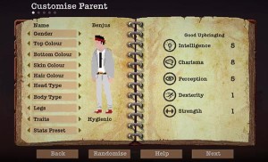 sheltered customise parent