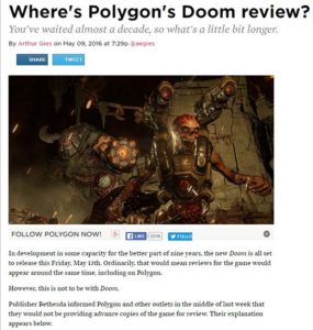 polygon gets no doom code