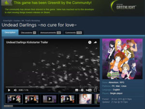 undead darlings steam greenlight