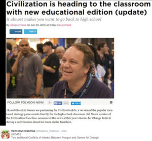 polygon civilization is heading to the classroom conflict of interest