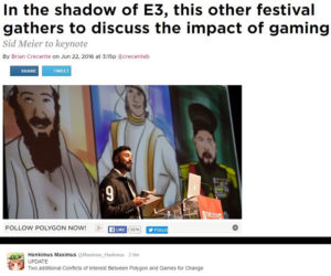 polygon in the shadow of e3 conflict of interest