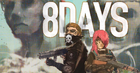 dual-stick top-down shooter 8days is coming to pc on july 22nd