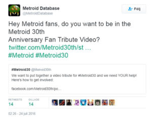 metroid 30th anniversary fan tribute video