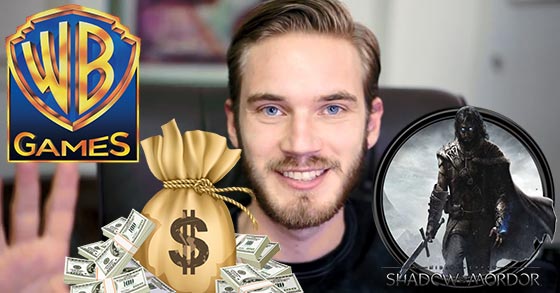 pewdiepie accepted bribes from warner bros for positive middle earth shadows or mordor coverage