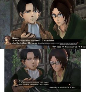 attack on titan wings of freedom psv and ps4 comparison