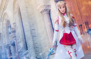 holly wolf asuna yuuki sword art online cosplay