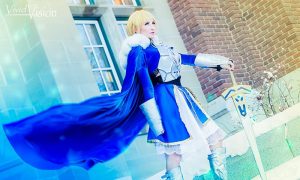 holly wolf fate stay night saber cosplay