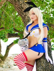 holly wolf kancolle shimakaze cosplay