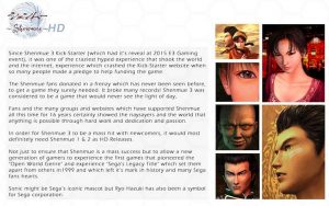 "Shenmue HD" shenmue hd