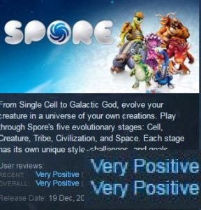 spore steam review