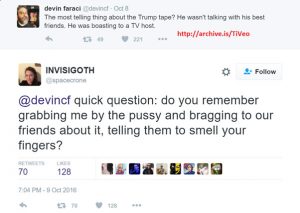 devin faraci vs the trump tape