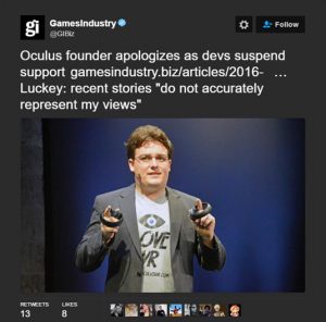 gamesindustry on palmer luckey