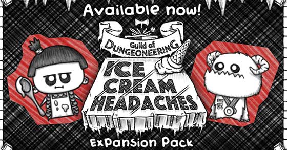 guild of dungeoneering second adventure pack ice cream headaches is out now