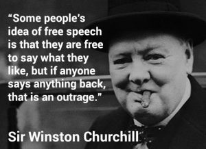 winston churchill on free speech