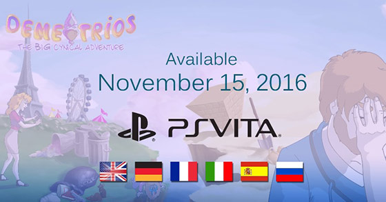 demetrios will be released on ps vita on the 15th of november