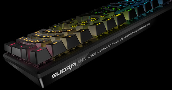 roccat announces a new mechanical keyboard called suora fx