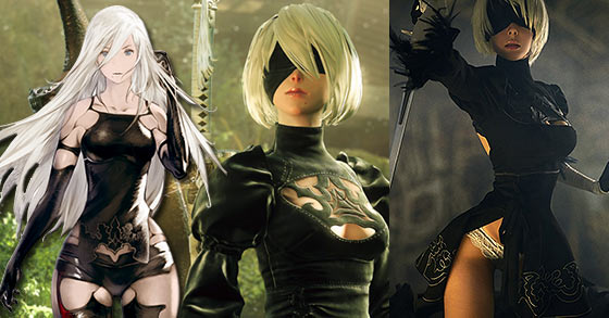 nier automata sexy cosplays and fan art is on the rise