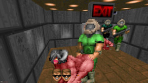 hdoom doomguy gets some action