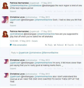 Patricia Hernandez and Christine Love patricia hernandez and christine love