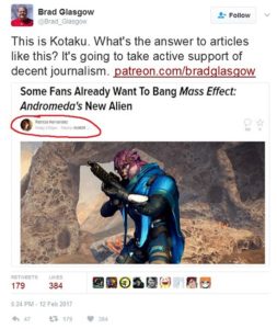 Brad Glasgow Vs Kotaku