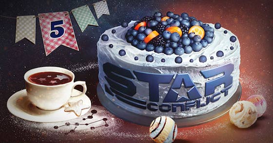 star conflict celebrates its fifth birthday with new content and player incentives