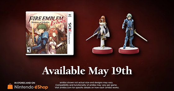 fire emblem echoes shadows of valentia is set for a release on the 19th of may