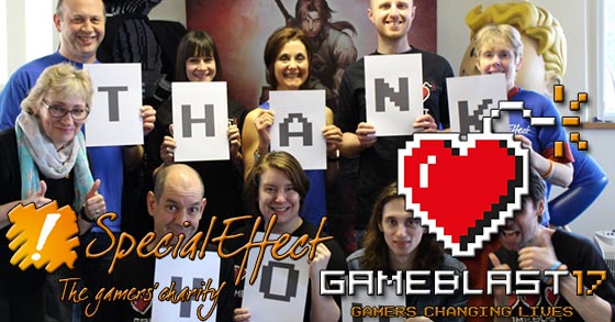 gameblast 17 has managed to collect 100000 pounds for charity