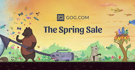 gog com has launched their big spring sale com over 500 deals and handmade collections