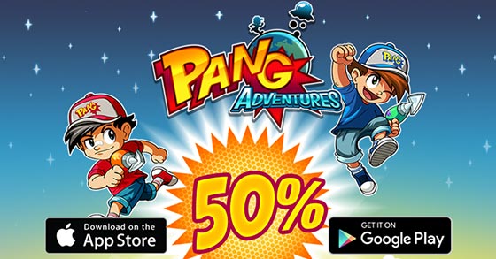 pang adventures is on sale for a limited time get 50 percent off on mobile