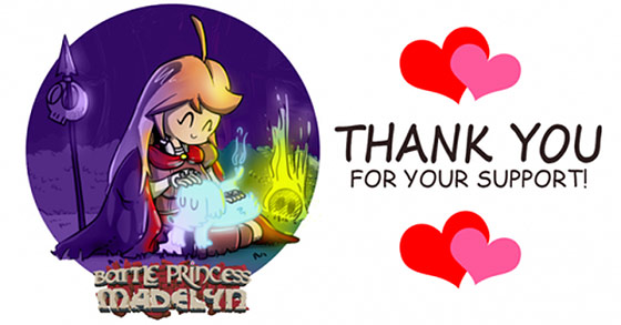 battle princess madelyn closes at plus 212000 ca dollars in funds on kickstarter