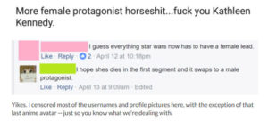 the new star wars game star a woman and whiny pissboys got triggered hate