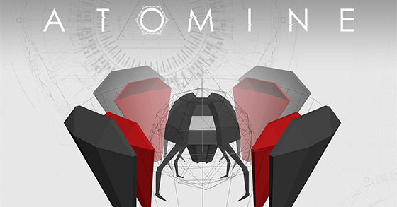 broken arms games rogue lite shooter atomine has launched on steam