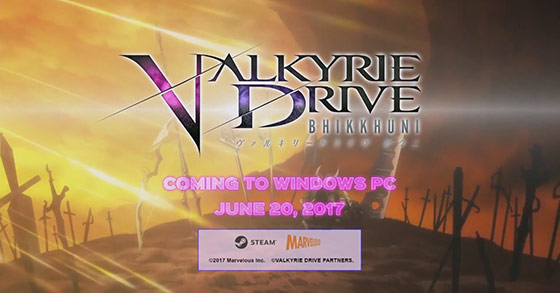 valkyrie drive bhikkhuni is coming to steam on the 20th of june