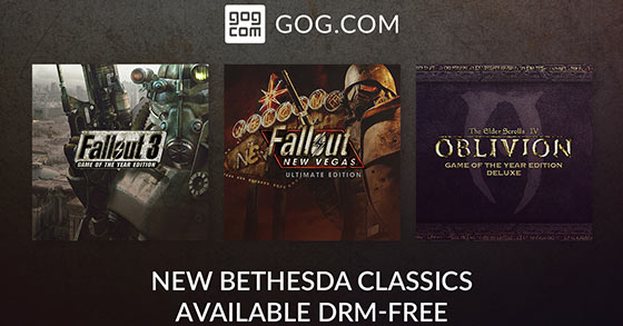 new bethesda classics has arrived on gog com