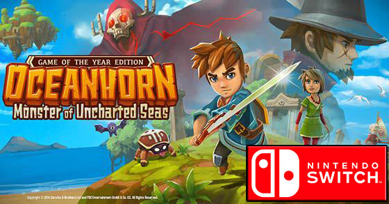 oceanhorn is coming to nintendo switch on the 22nd of june