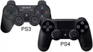 the ps3 and ps4 controller