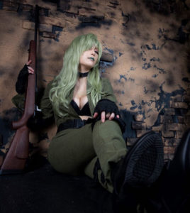 yagiyama yunu sniper wolf cosplay metal gear solid chill pose