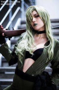 yagiyama yunu sniper wolf cosplay metal gear solid sexy pose