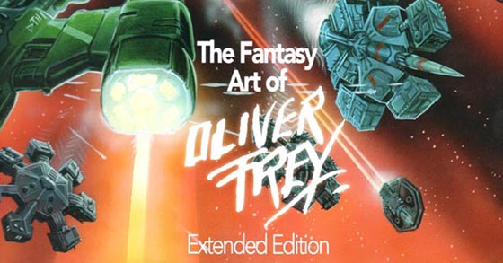 the fantasy art of oliver frey book is out now via funstockretro