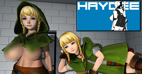 haydee-mods-thicc-linkle-the moment when linkle becomes a thicc and nude babe