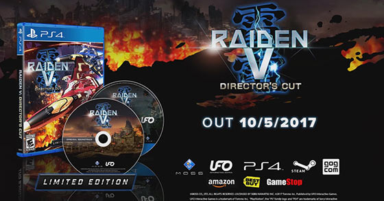 raiden v directors cut is coming to the ps4 in europe