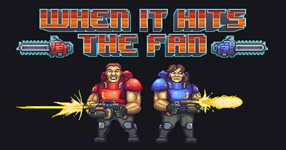 heartfelt games 2d action arcade top down shooter when it hits the fan is coming to pc today