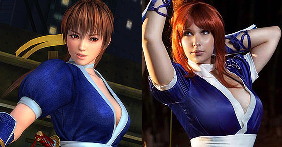 lara lunardi just unveiled her ultra sexy cosplay of kasumi from dead or alive