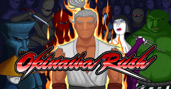the 2d 16-bit martial arts retro game okinawa rush has been successfully funded on kickstarter