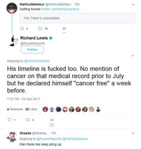 wewuzmetokur vs the fake cancer dude