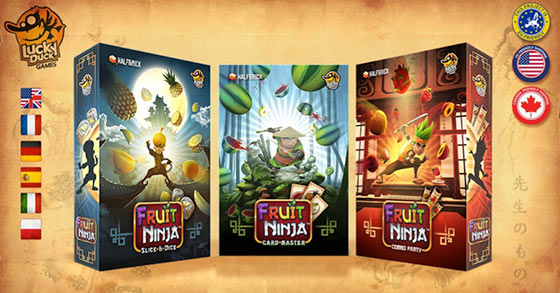 fruit ninja is to become a tabletop game series with the help of kickstarter